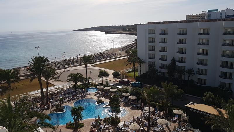 Hotel Hipocampo Playa, Cala Millor, Mallorca, Poolblick