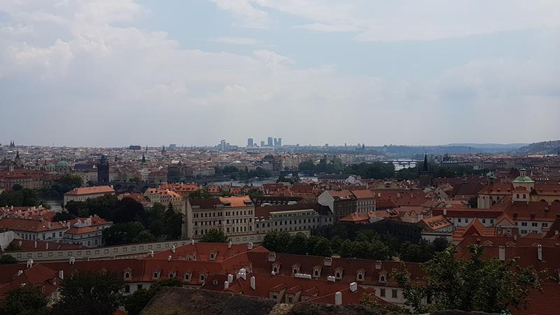 Prag, Aussicht von der Burg