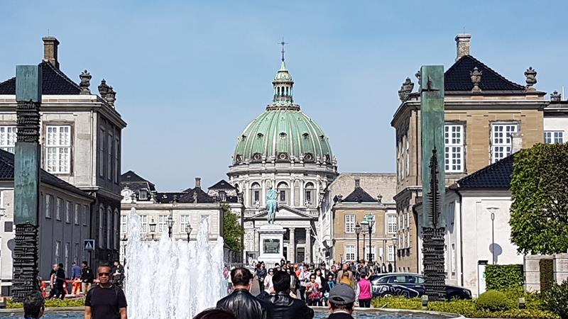 Kopenhagen, Blick zur Frederikskirche